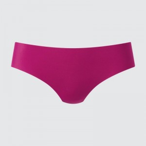 Slips Uniqlo AIRism Ultra Seamless Regular Femme Rouge | 3867837