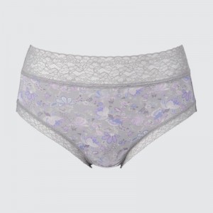 Slips Uniqlo High-Rise Femme Grise | 9897586