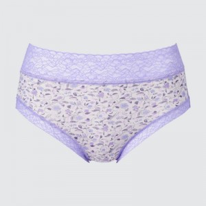 Slips Uniqlo High-Rise Femme Violette | 9432710