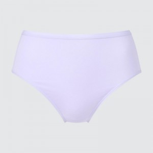 Slips Uniqlo High Rise Basic Femme Violette | 4923906