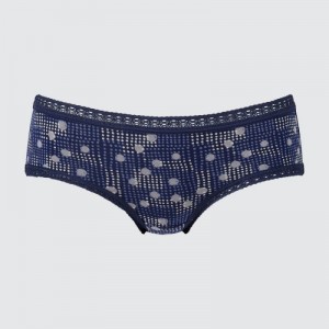 Slips Uniqlo Hip Huggers Femme Bleu Marine | 8314949
