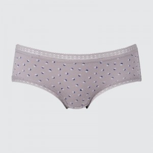 Slips Uniqlo Hip Huggers Femme Grise | 7669671