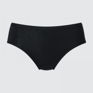 Slips Uniqlo Mid Rise Basic Femme Noir | 7439596