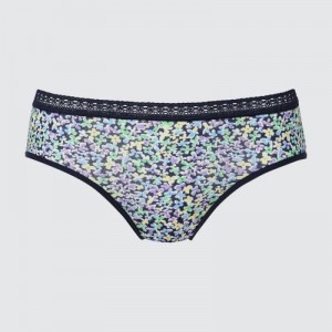 Slips Uniqlo Mid Rise Femme Bleu Marine | 6175458