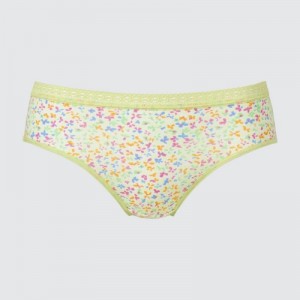 Slips Uniqlo Mid Rise Femme Jaune | 1578005