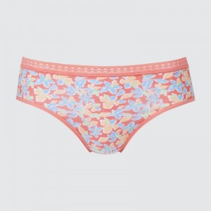 Slips Uniqlo Mid Rise Femme Rose | 8064180
