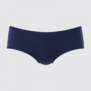 Slips Uniqlo Plain Hip Huggers Femme Bleu | 3004049