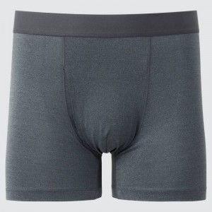 Sous Vêtement Uniqlo Airism Heather Boxers Homme Grise | 71239