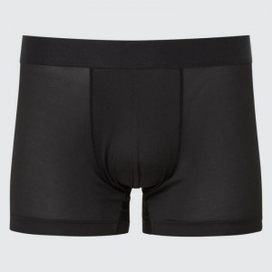 Sous Vêtement Uniqlo Airism Low Rise Boxers Homme Noir | 464965