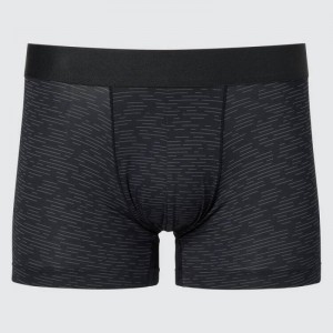 Sous Vêtement Uniqlo Airism Low Rise Boxers Homme Noir | 1858100
