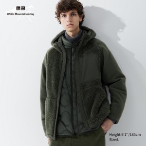 Sweat a Capuche Uniqlo Fleece Full-Zip Long-Sleeve Femme Vert | 6580937