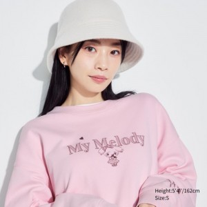 Sweats Uniqlo Sanrio characters Long-Sleeve Femme Rose | 2640529