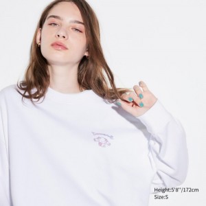 Sweats Uniqlo Sanrio characters Long-Sleeve Femme Blanche | 3532414