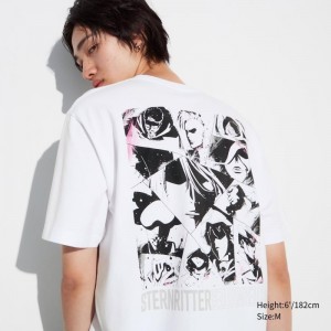 T Shirts Uniqlo Bleach: Thousand-year Blood War Ut Short-sleeve Graphic Homme Blanche | 9083187