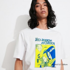 T Shirts Uniqlo Dragon Ball Ut Short-sleeve Graphic Homme Blanche | 3737925