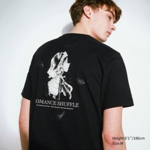 T Shirts Uniqlo Introduction Of Detective Conan Case Closed Ut Short-sleeve Graphic Homme Noir | 2161403