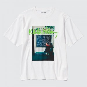 T Shirts Uniqlo Keith Haring UT Short Sleeve Femme Blanche | 2215307
