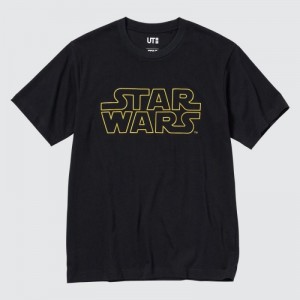T Shirts Uniqlo MAGIC FOR ALL FOREVER UT Short-Sleeve Femme Noir | 5885787