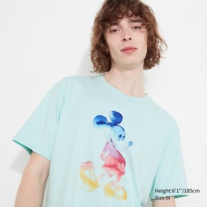 T Shirts Uniqlo MAGIC FOR ALL FOREVER UT Short-Sleeve Femme Vert | 9005005
