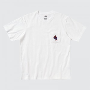 T Shirts Uniqlo Magic For All Favorites Ut Short-sleeve Graphic Homme Blanche | 5946088