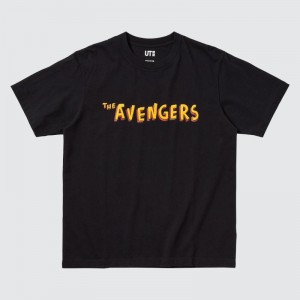 T Shirts Uniqlo Magic For All Favorites Ut Short-sleeve Graphic Homme Noir | 801682