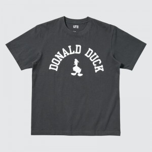 T Shirts Uniqlo Magic For All Favorites Ut Short-sleeve Graphic Homme Grise | 5078309