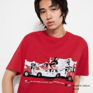 T Shirts Uniqlo Marvel Art Collection By Mondo Ut Short Sleeve Graphic Homme Rouge | 2065050
