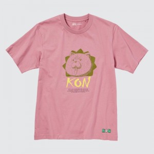 T Shirts Uniqlo Ut Archive Ut Bleach Short-sleeve Graphic Homme Rose | 4829219