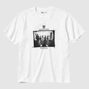 T Shirts Uniqlo Ut Archive Ut One Piece Short-sleeve Graphic Homme Blanche | 4947931