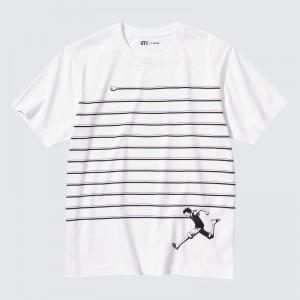 T Shirts Uniqlo Ut Archive Ut One Piece Short-sleeve Graphic Homme Blanche | 5615767