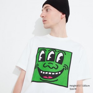 T Shirts Uniqlo Ut Archive Ut Short Sleeve Graphic Keith Haring Homme Blanche | 6497097
