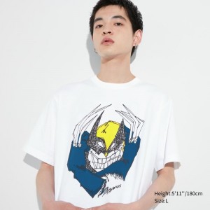 T Shirts Uniqlo Utgp2023: Magic For All Ut Short-sleeve Graphic Hiroyuki Morita Homme Blanche | 4203729