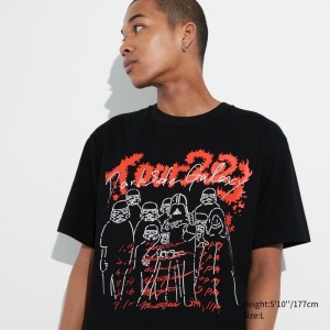 T Shirts Uniqlo Utgp2023: Magic For All Ut Short-sleeve Graphic Takashi Miyahira Homme Noir | 9881520