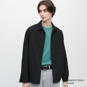 Vestes Uniqlo Airsense Shirt Ultra Light Shirt Homme Noir | 4694414
