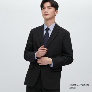 Vestes Uniqlo Airsense Wool Like Ultra Light Homme Noir | 866625