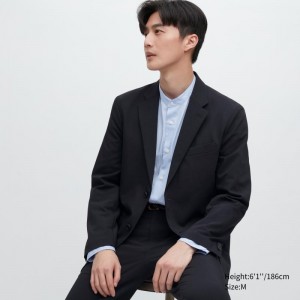 Vestes Uniqlo Airsense Wool Like Ultra Light Homme Bleu Marine | 2747931