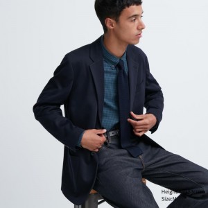 Vestes Uniqlo Comfort Homme Bleu Marine | 2438678