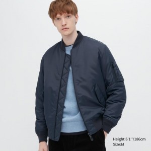 Vestes Uniqlo Ma-1 Homme Bleu Marine | 238298