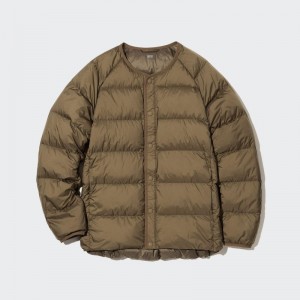 Vestes Uniqlo Recycled Down Homme Marron | 8365864