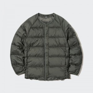 Vestes Uniqlo Recycled Down Homme Vert Olive | 9930957