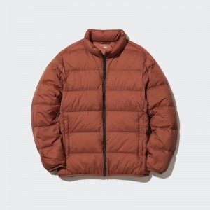Vestes Uniqlo Ultra Light Down 3d Cut Wide Quilt Homme Orange | 3443927