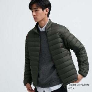 Vestes Uniqlo Ultra Light Down Homme Vert Olive | 9475177