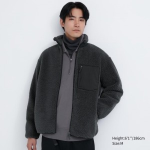 Vestes Uniqlo Windproof Outer Fleece Homme Grise | 67959