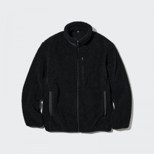 Vestes Uniqlo Windproof Outer Fleece Homme Noir | 2369606