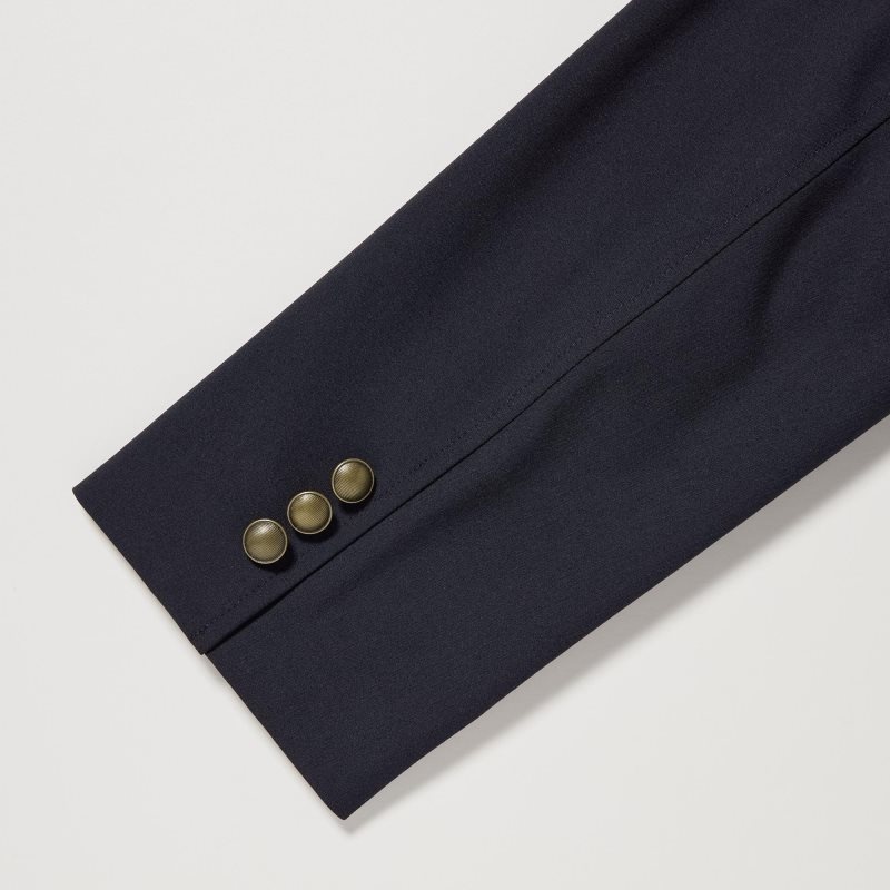 Blazer Uniqlo Comfort Homme Bleu Marine | 7190373