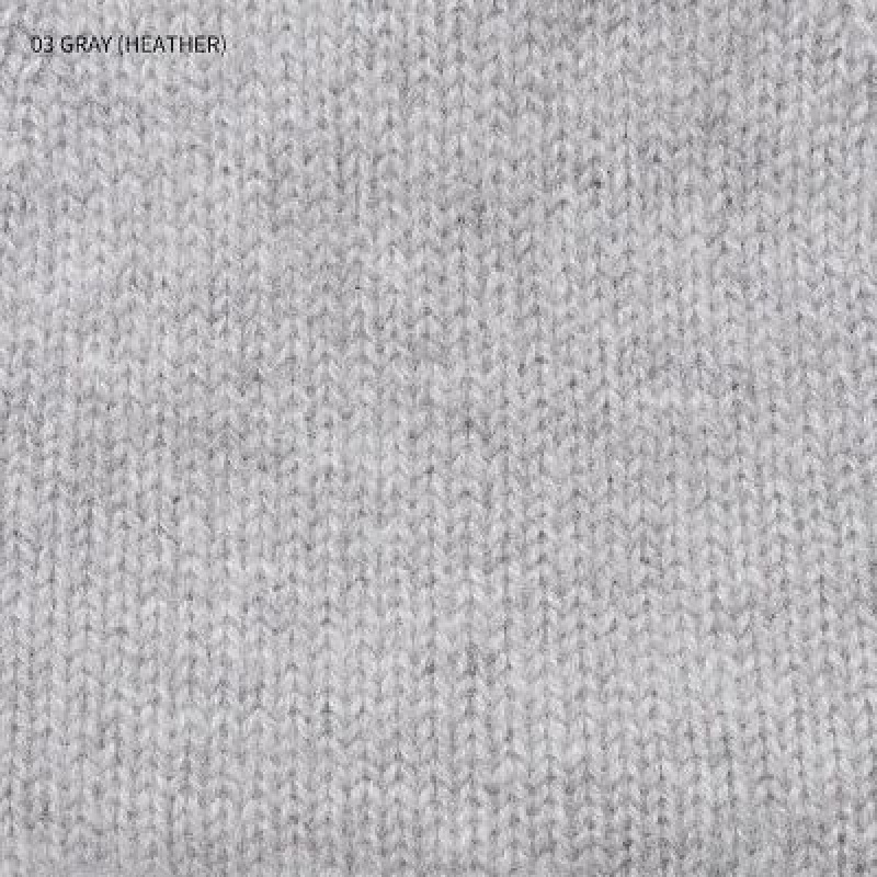 Bonnet Uniqlo Cashmere Knitted Femme Grise | 5985076