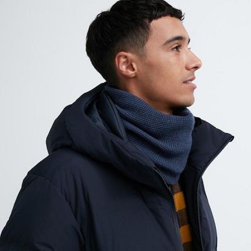 Cache-Cou Uniqlo HEATTECH Neck Femme Bleu | 8897637