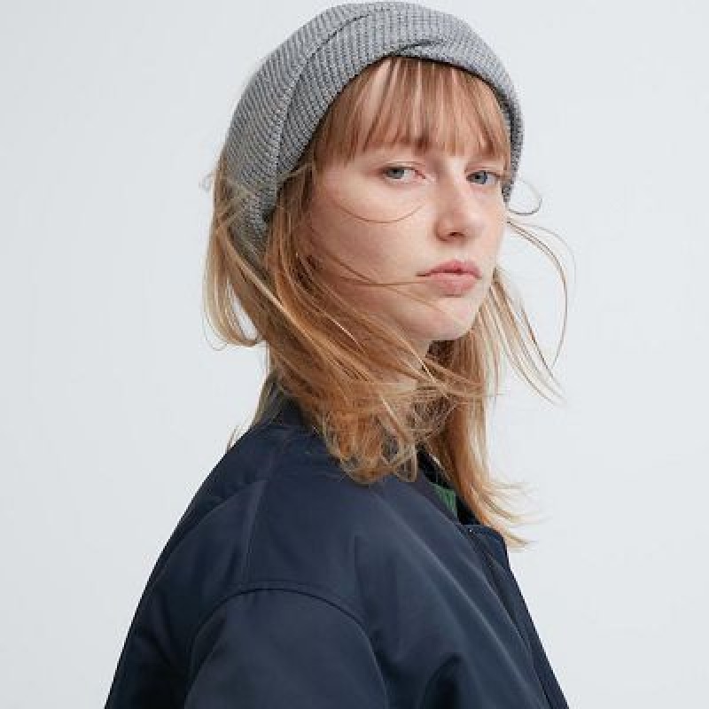 Cache-Cou Uniqlo HEATTECH Neck Femme Grise | 4453485