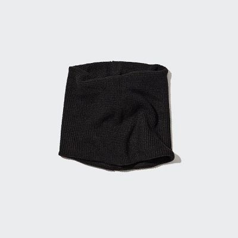 Cache-Cou Uniqlo HEATTECH Neck Femme Noir | 4811126