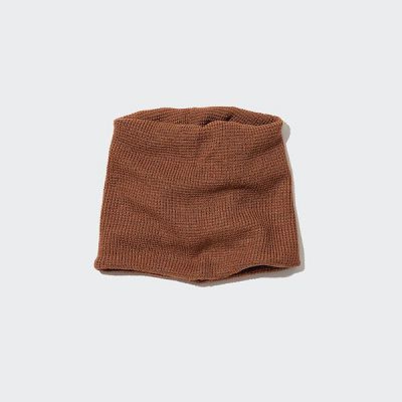 Cache-Cou Uniqlo HEATTECH Neck Femme Orange | 4808861